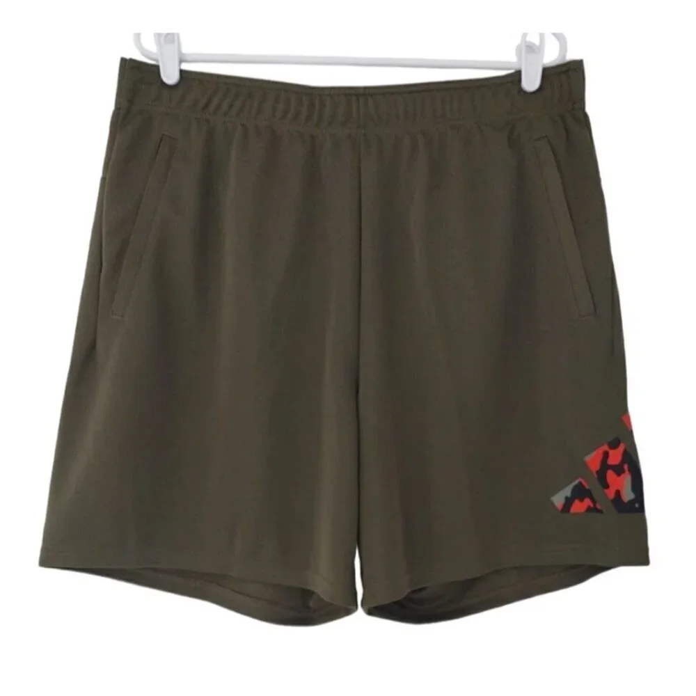 ADIDAS, Polyester Shorts, for men, Green, size XL 7. NWT.